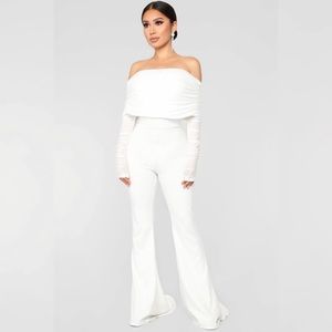Kendall Jenner inspired White Jumpsuit- Size  XS